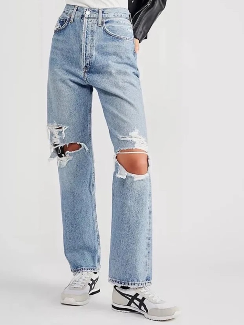 Agolde 90's Mid Rise Loose Fit Jeans in Fall Out Size 23